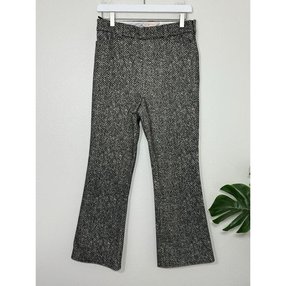 Tory Burch Donegal Cropped Flare Pants Printed Career, 6 - Picture 6 of 11